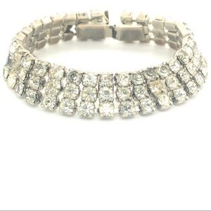 Vintage Rhinestone Bracelet